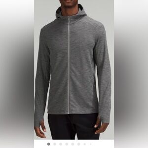 Lululemon Men's Surge Charcoal Full-Zip Hooded Jacket